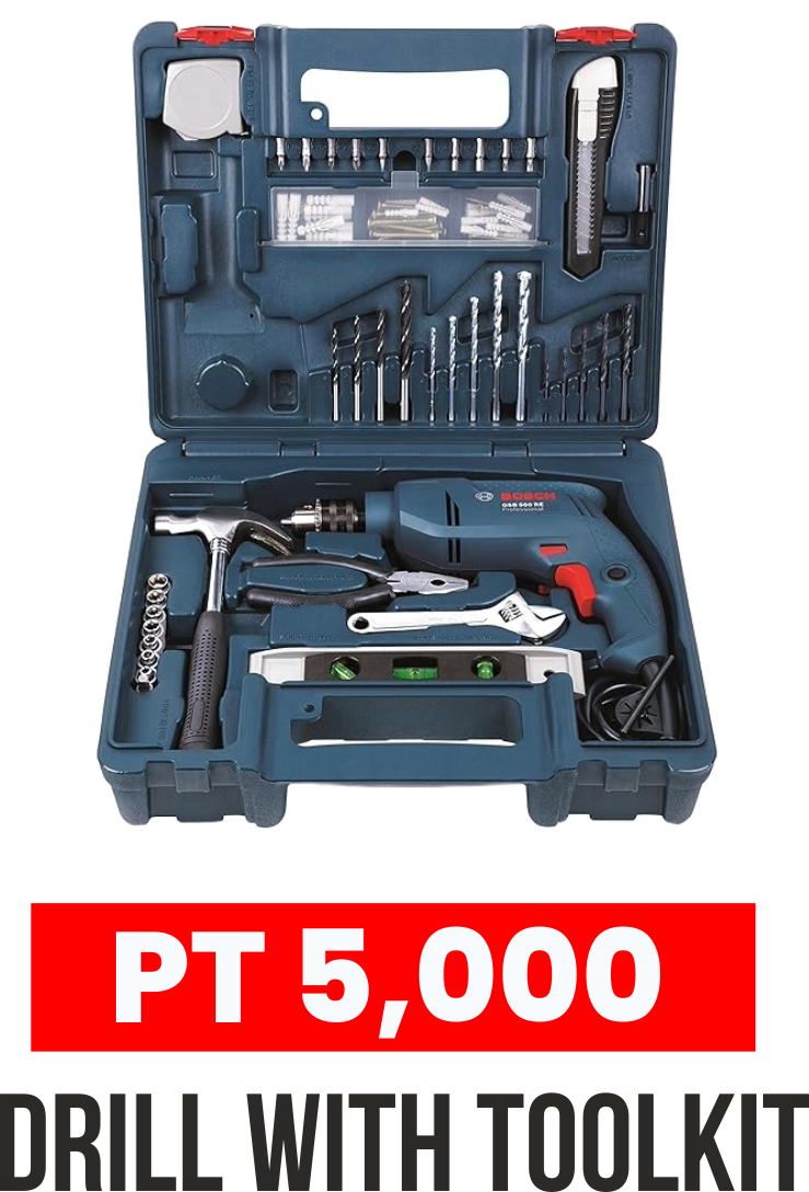 Drill with Toolkit
